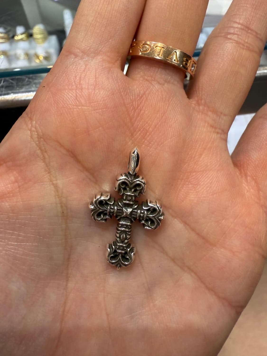 크롬하츠 필리그리 크로스 펜던트 상품이미지1