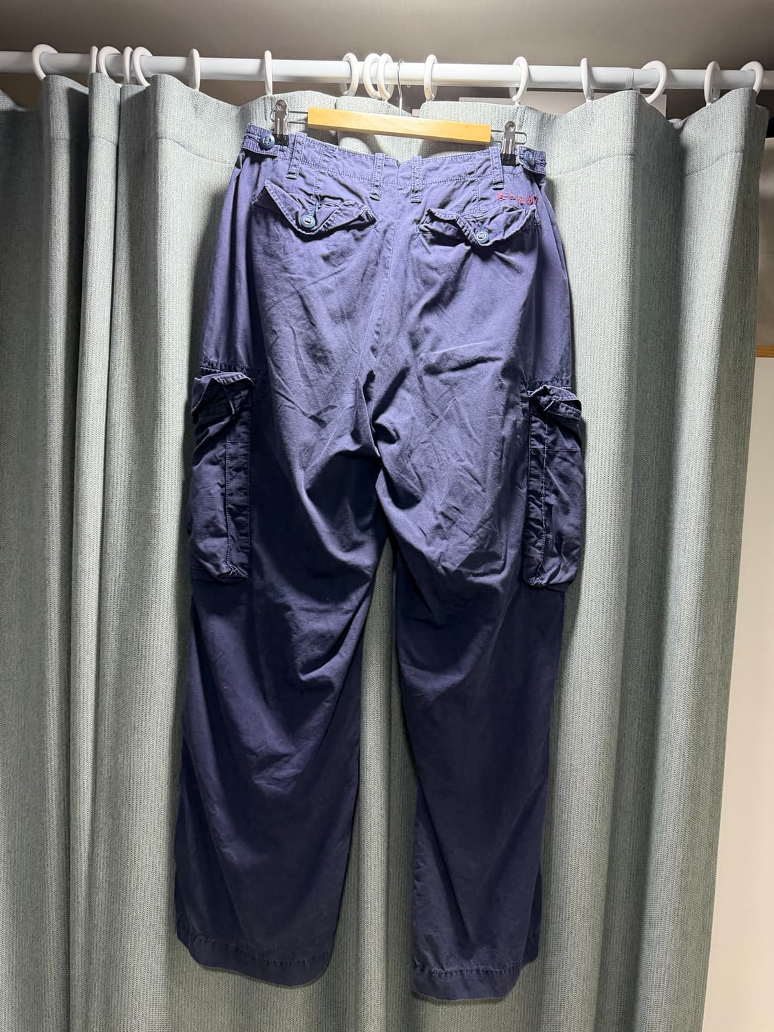 폴로 랄프 로렌 빈티지 카고 팬츠 네이비 - 32 상품이미지5