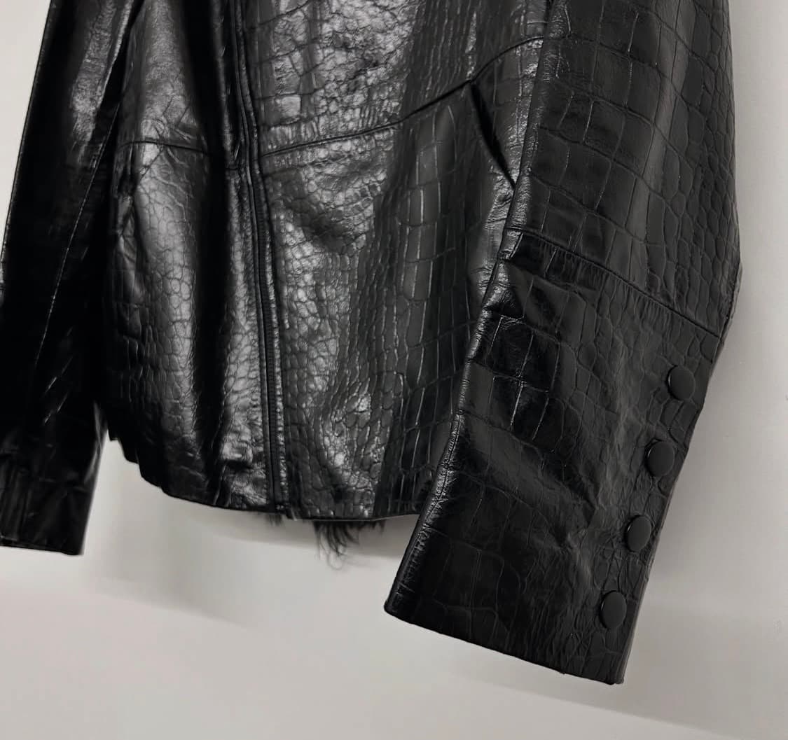 율리우스 릭오웬스 kmrii 사선 하이넥 비대칭 자켓 상품이미지7