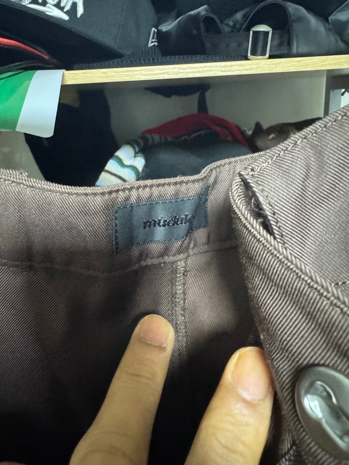 머듈 롬버스 팬츠 3사이즈 브라운 상품이미지3