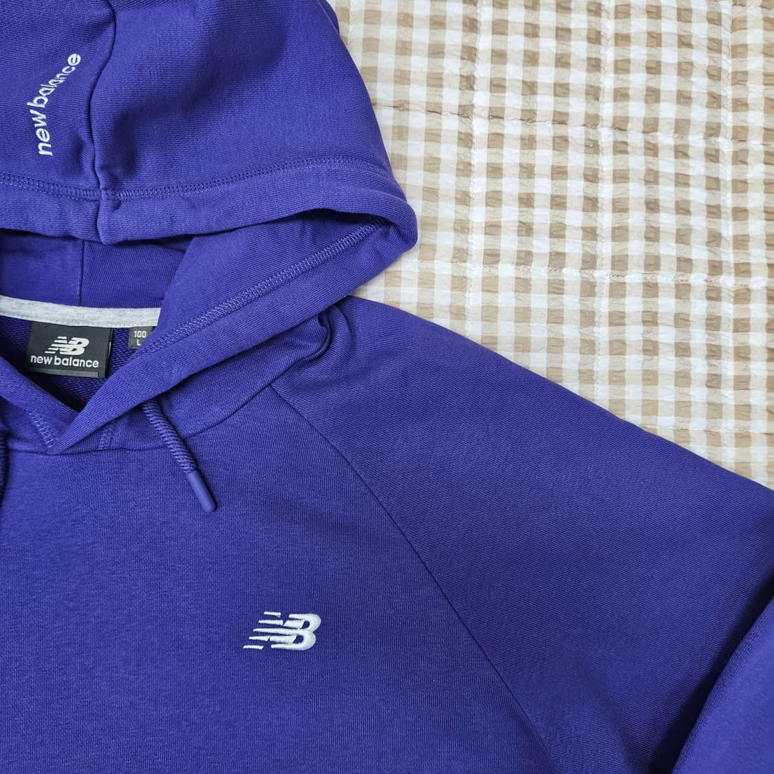 뉴발란스 오버핏 후드티 남자100 상품이미지3