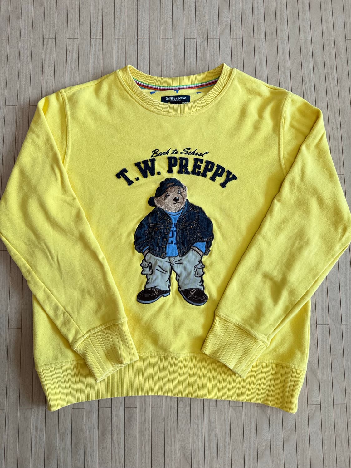 티니위니 카고바지 곰돌이 자수 맨투맨 상품이미지1