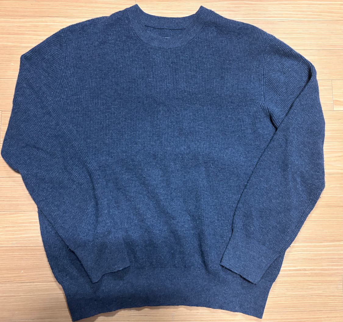 [3]포터리 크루넥니트 인디고 상품이미지2