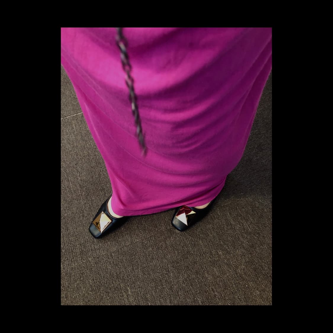 Vintage 💿 TDAJFRA black  Midd 상품이미지10