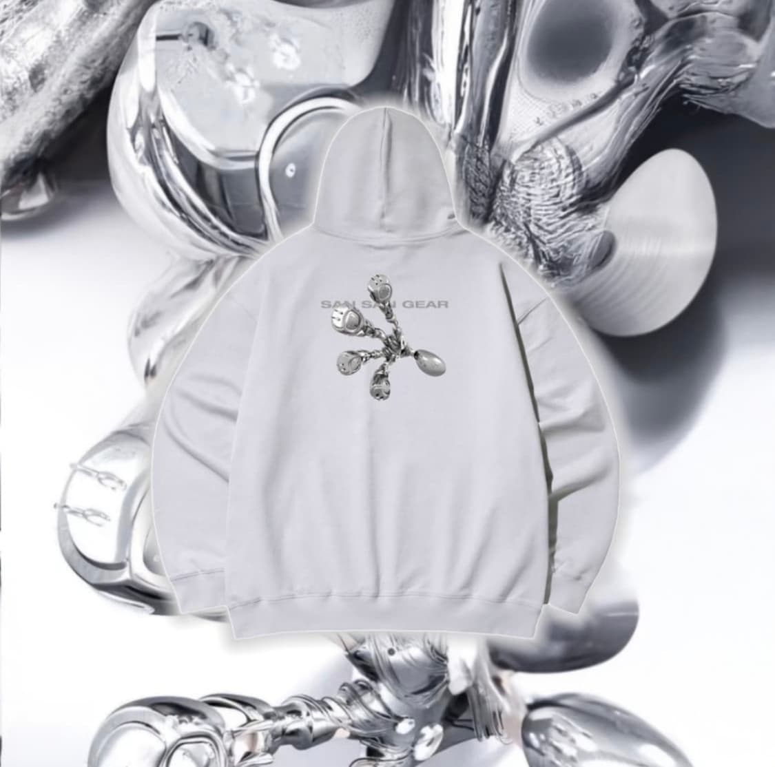 산산기어 x 실리카겔 머큐리얼 후드티 상품이미지1