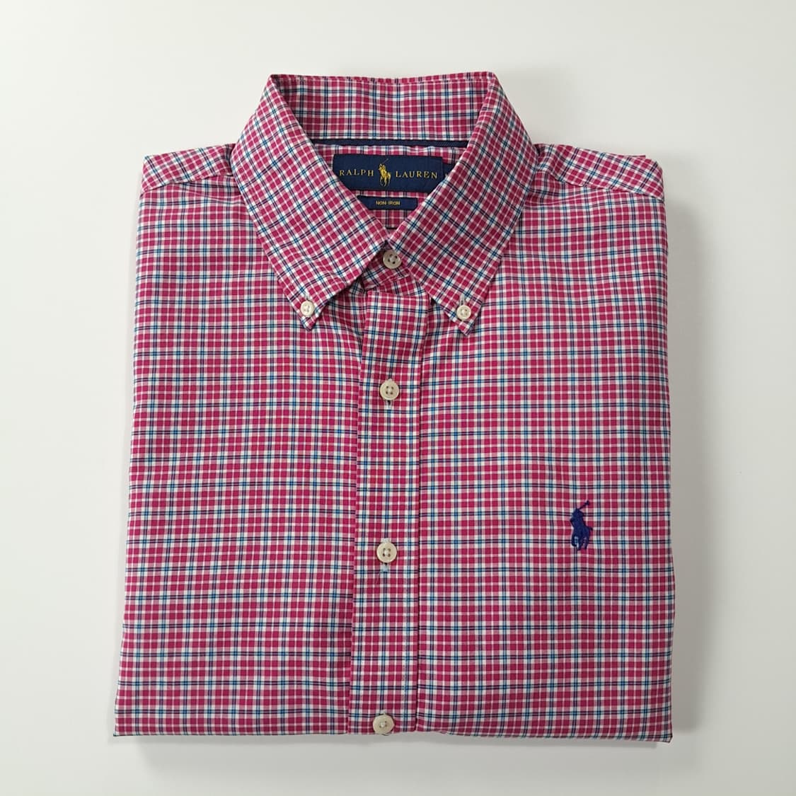 CK250 M 폴로 핑크 스몰타탄체크 셔츠 남방 상품이미지7