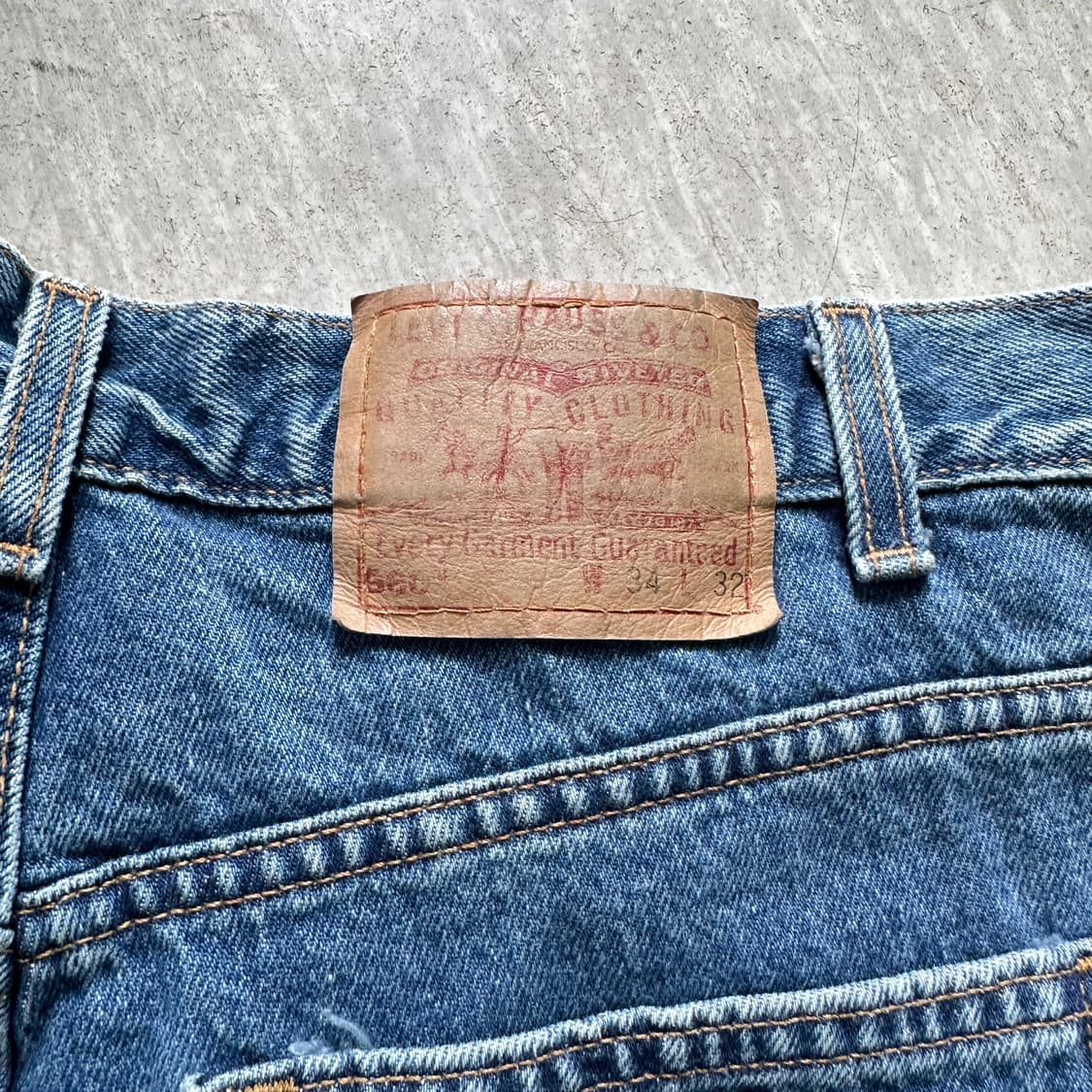 90s 리바이스 560 루즈핏 W34 L32 MADE IN US 상품이미지8