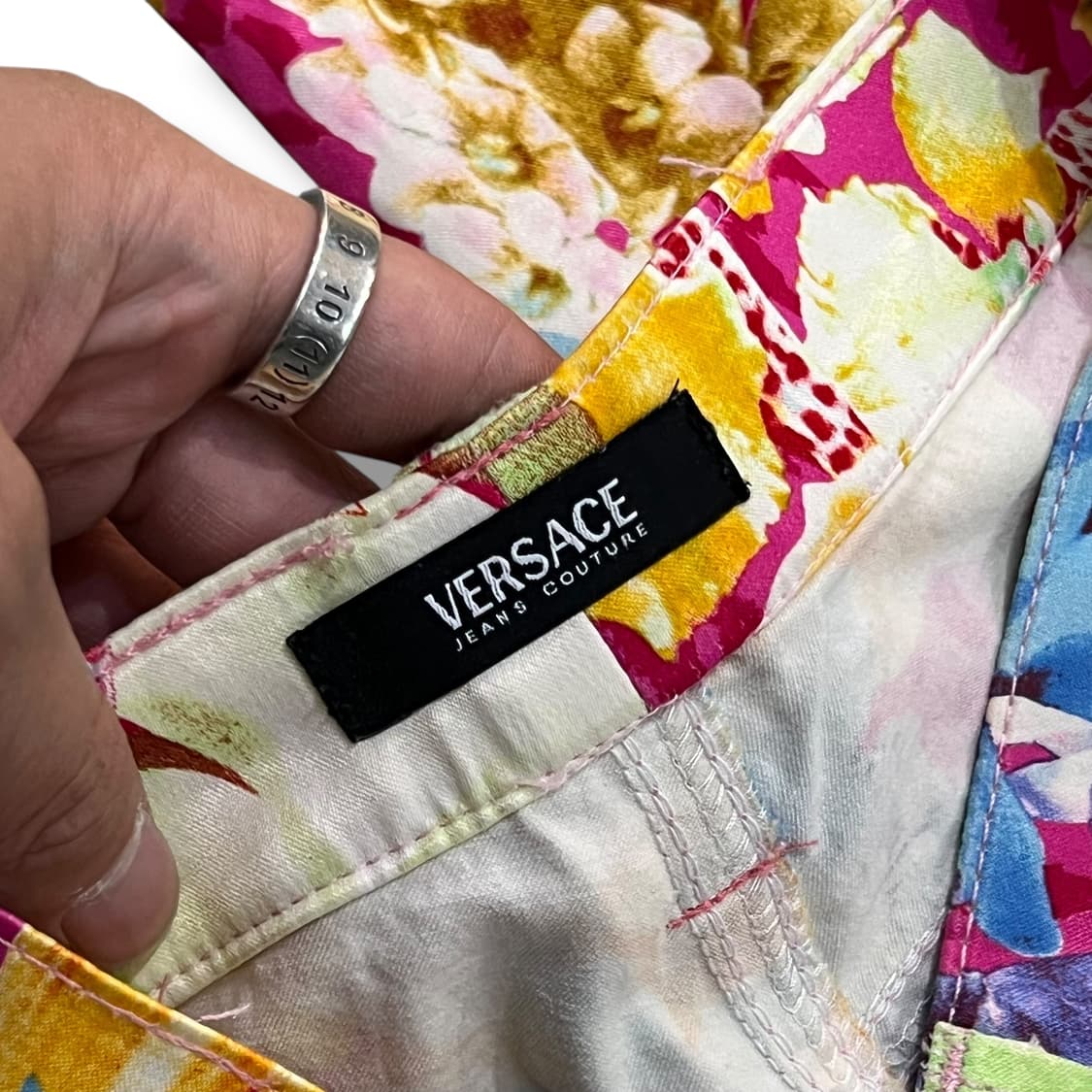  베르사체 진스 플라워 패턴 팬츠 +명품감정서 y13960 상품이미지7