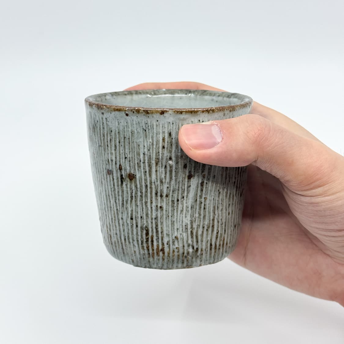 수공예 고히키 빗살무늬 컵 1p 상품이미지4