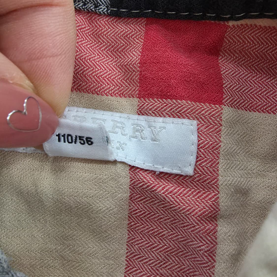 [110] 버버리 키즈 빈티지 체크셔츠 1231J 상품이미지4