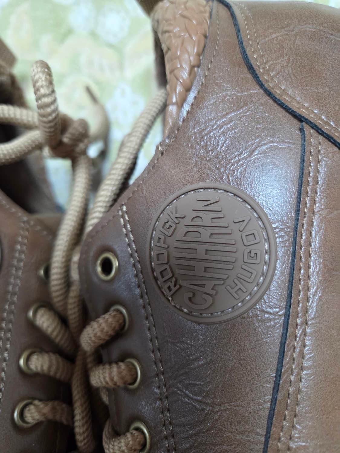 브라운 가죽 캐주얼 운동화270 상품이미지3