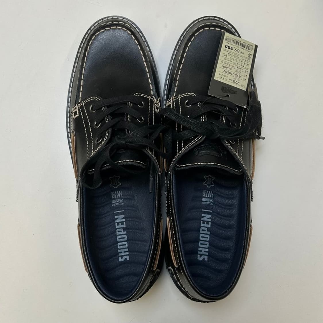 (새상품) 슈펜 라이트 보트 슈즈 블랙 270 상품이미지5