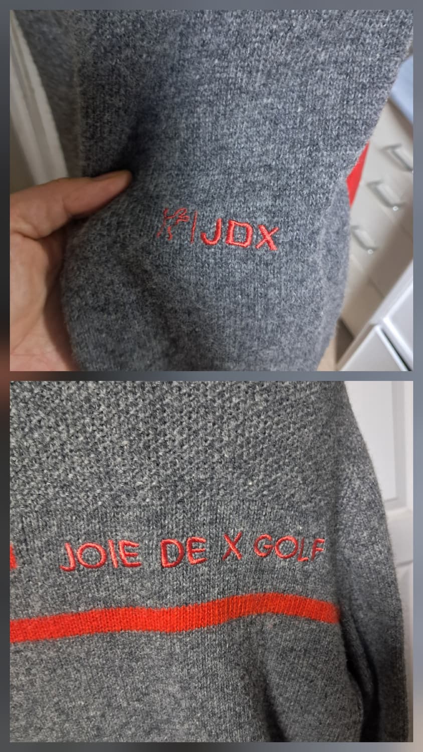 JDX 골프 남성 방풍 니트집업 자켓 95 상품이미지8