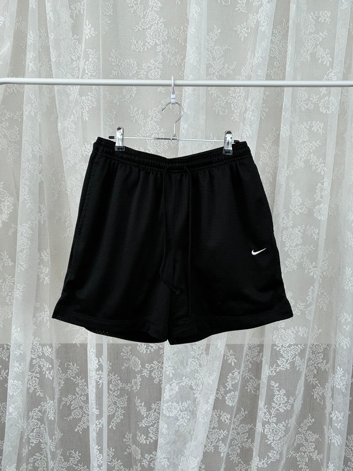 L) 나이키 메쉬 쇼츠 반바지 블랙 상품이미지1