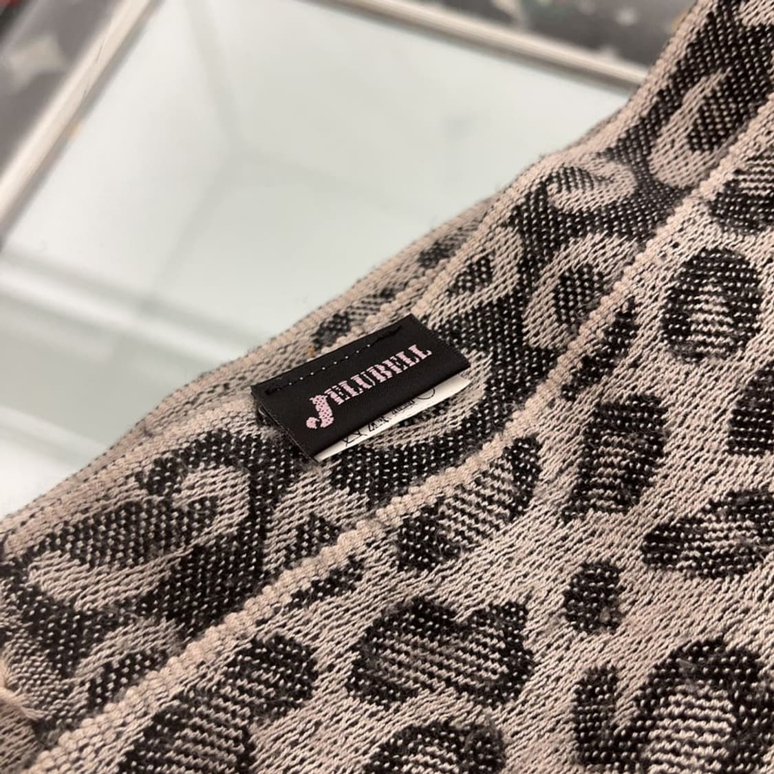 빈티지 갸루모리 호피 레오파드 스카프 머플러 C07913 상품이미지4