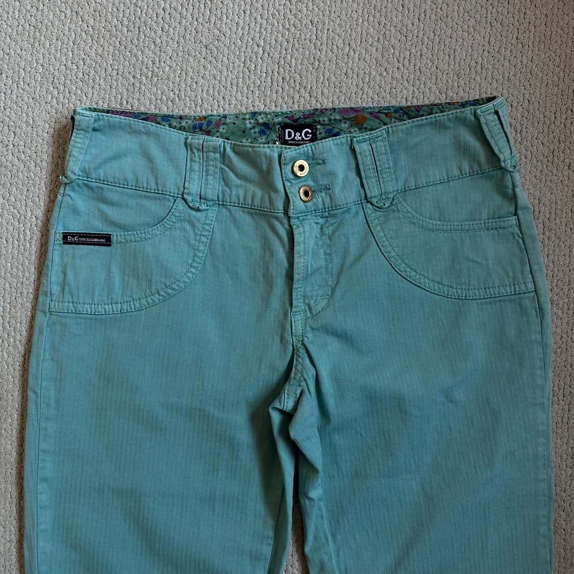 돌체앤가바나 D&G 이탈리아 메이드 컬러 팬츠 상품이미지2