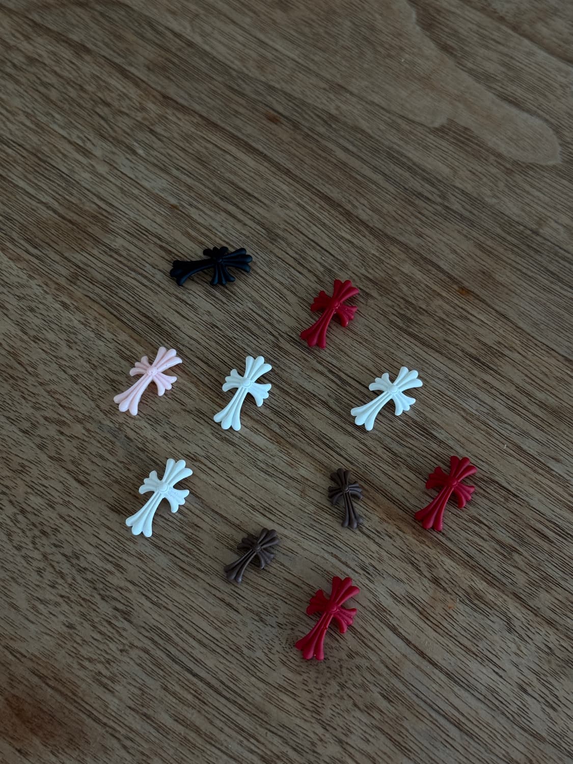 대사이즈 크롬 십자가 네일파츠 판매합니다. 상품이미지1