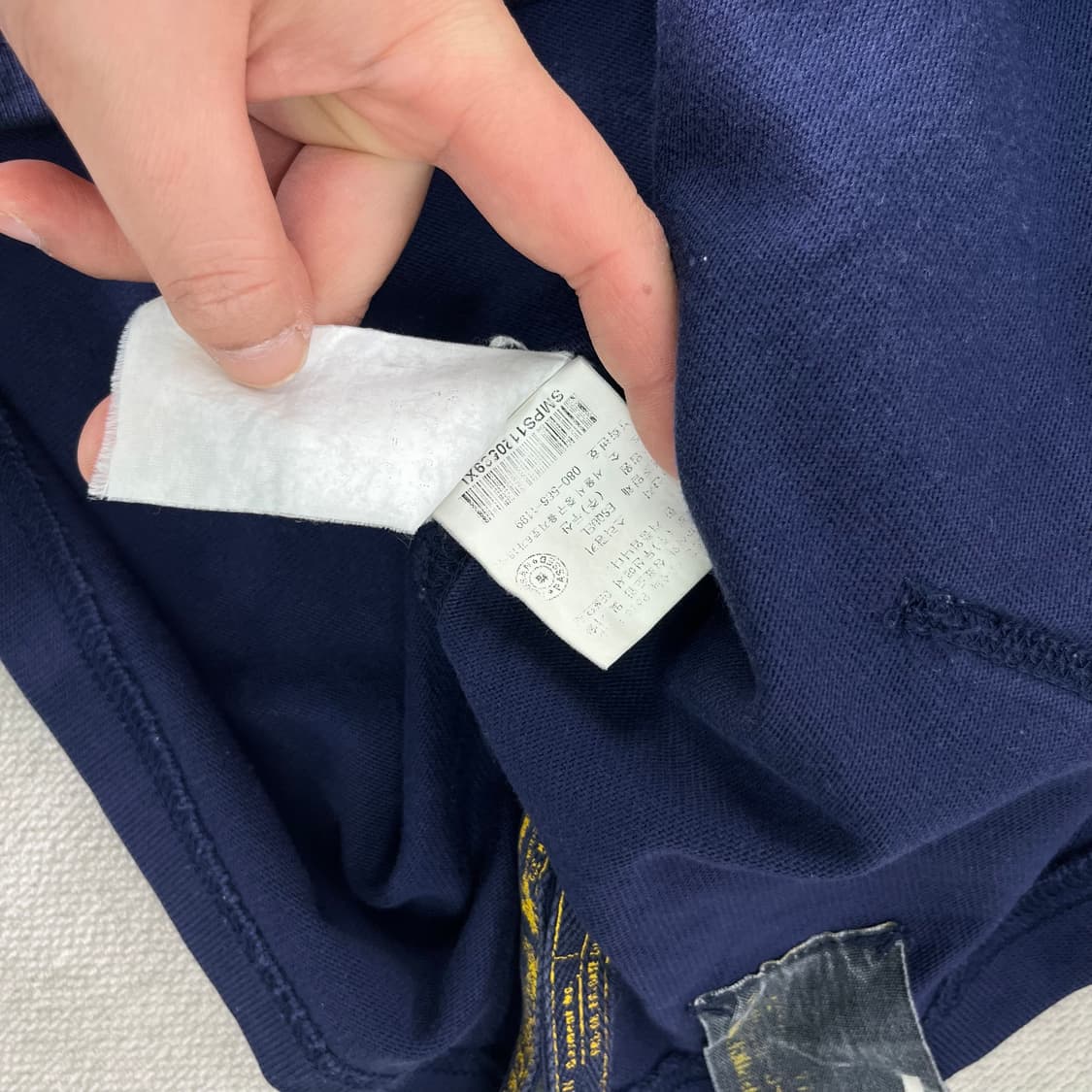 105 폴로랄프로렌 배색 반집업 후드티 상품이미지5