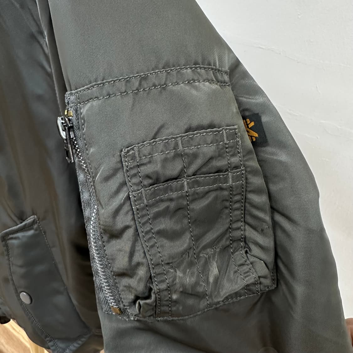 알파인더스트리 MA-1 마원 항공점퍼 M사이즈 상품이미지6