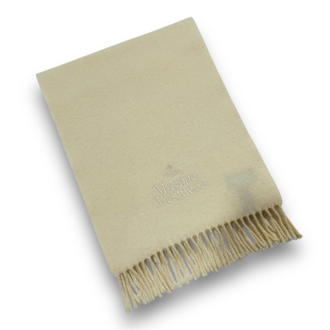 비비안 웨스트우드 ORB 아이보리 빈티지 머플러 상품이미지1