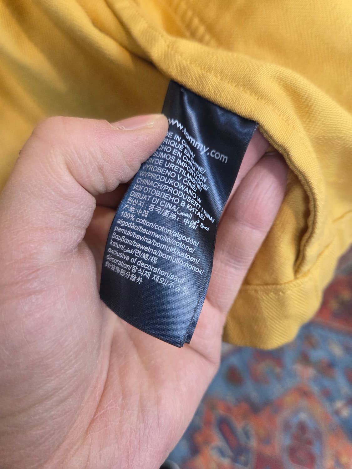 타미진스 코듀로이 카라 뱃지 코튼 자켓 s 레귤러핏  상품이미지4