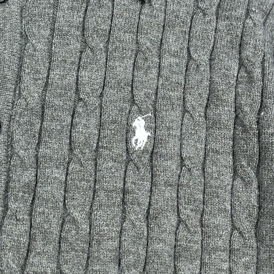 폴로 랄프로렌 클래식 미니멀 케이블 니트 가디건 L 상품이미지3