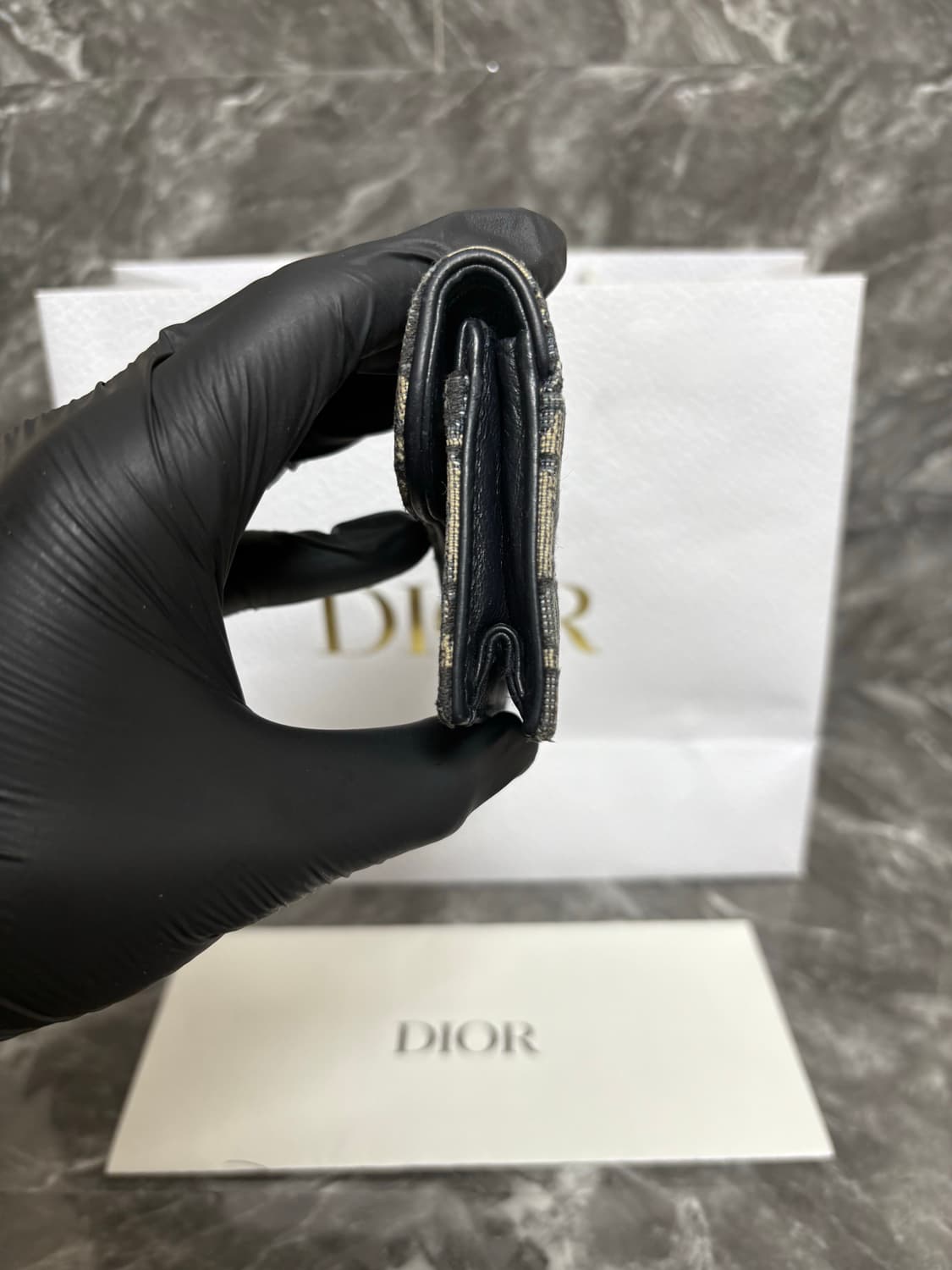 디올 오블리크 새들 카드지갑 상품이미지6