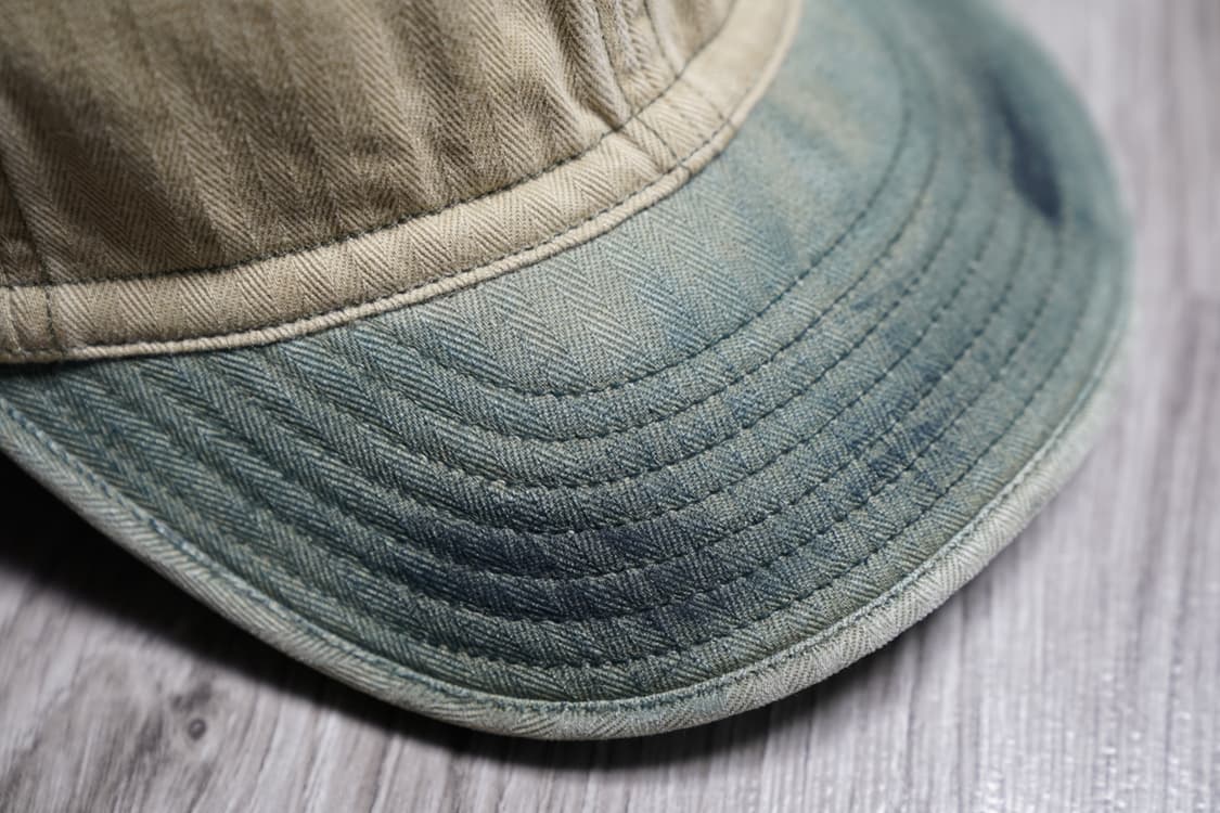 RRL 더블알엘 헤링본 가먼트다잉 워크캡 L 상품이미지3