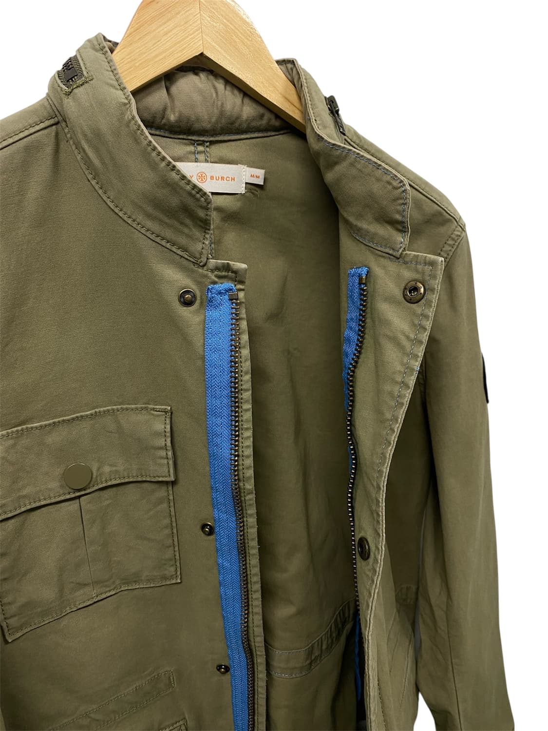 리버치 카키색 사파리 자켓 M 상품이미지3