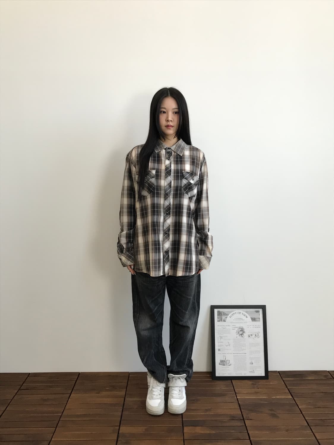 Villand Check Work Shirt 상품이미지1