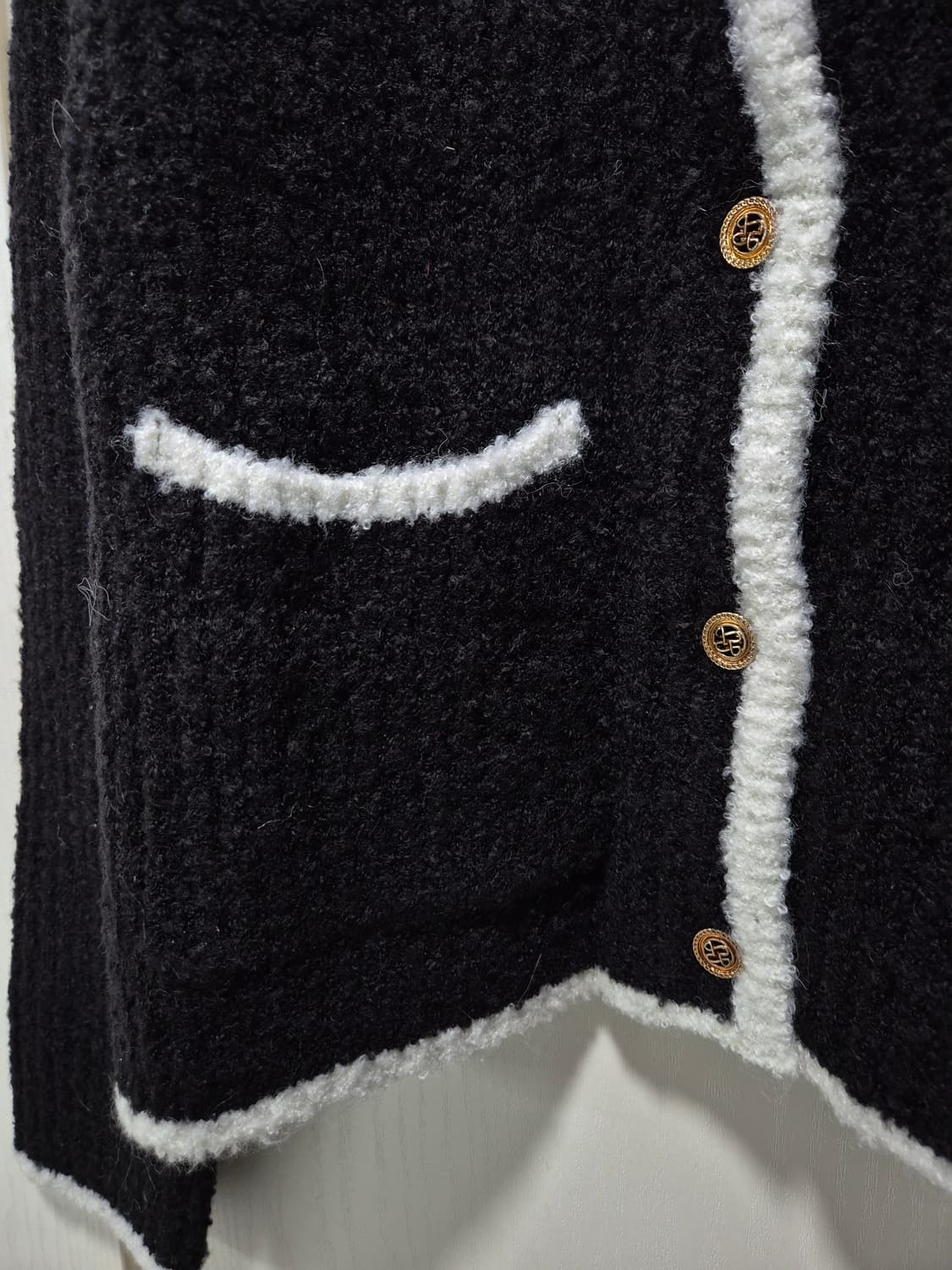 브래이시걸 블랙 트위드 가디건 상품이미지8