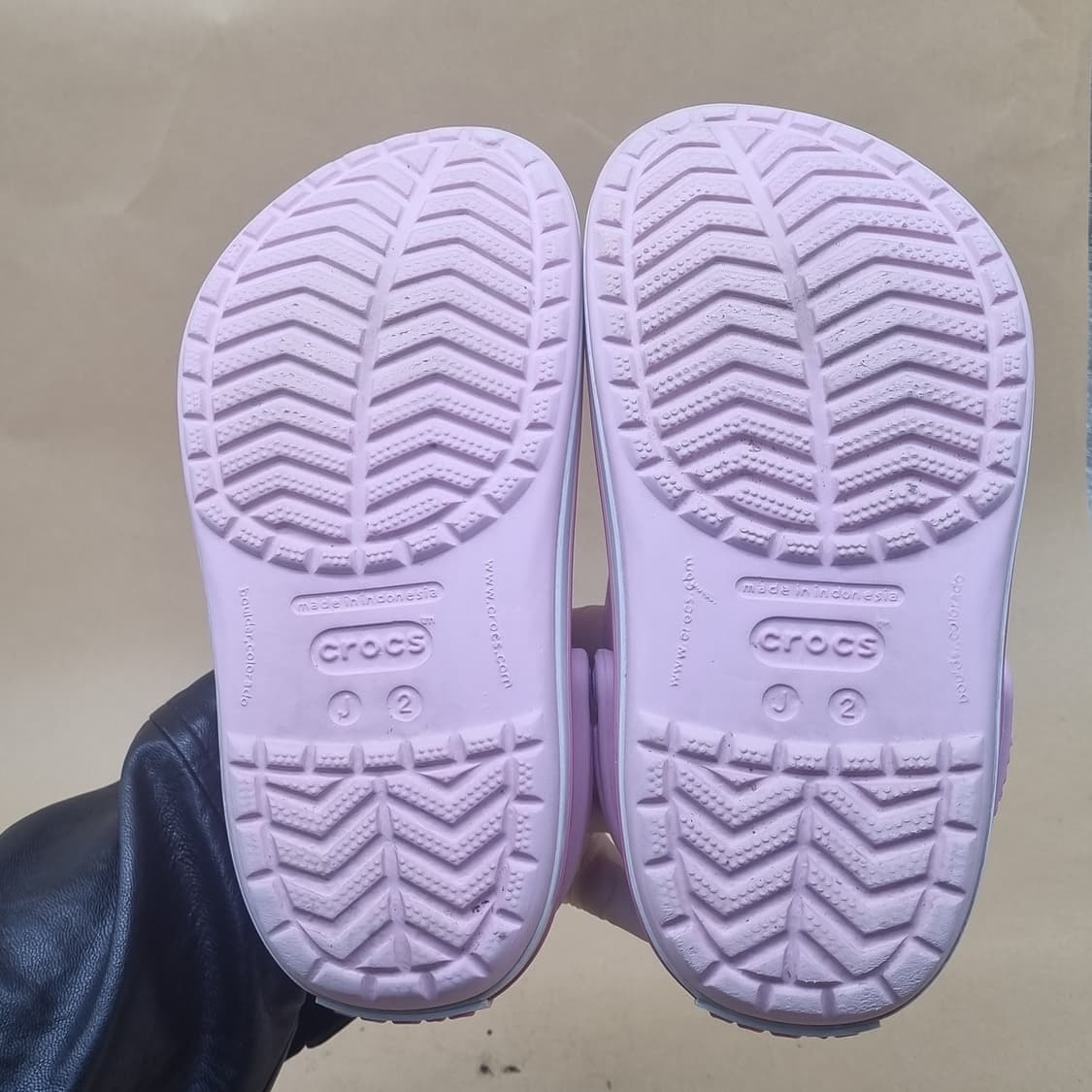 크록스 크록밴드 클로그 핑크J2  210 상품이미지3