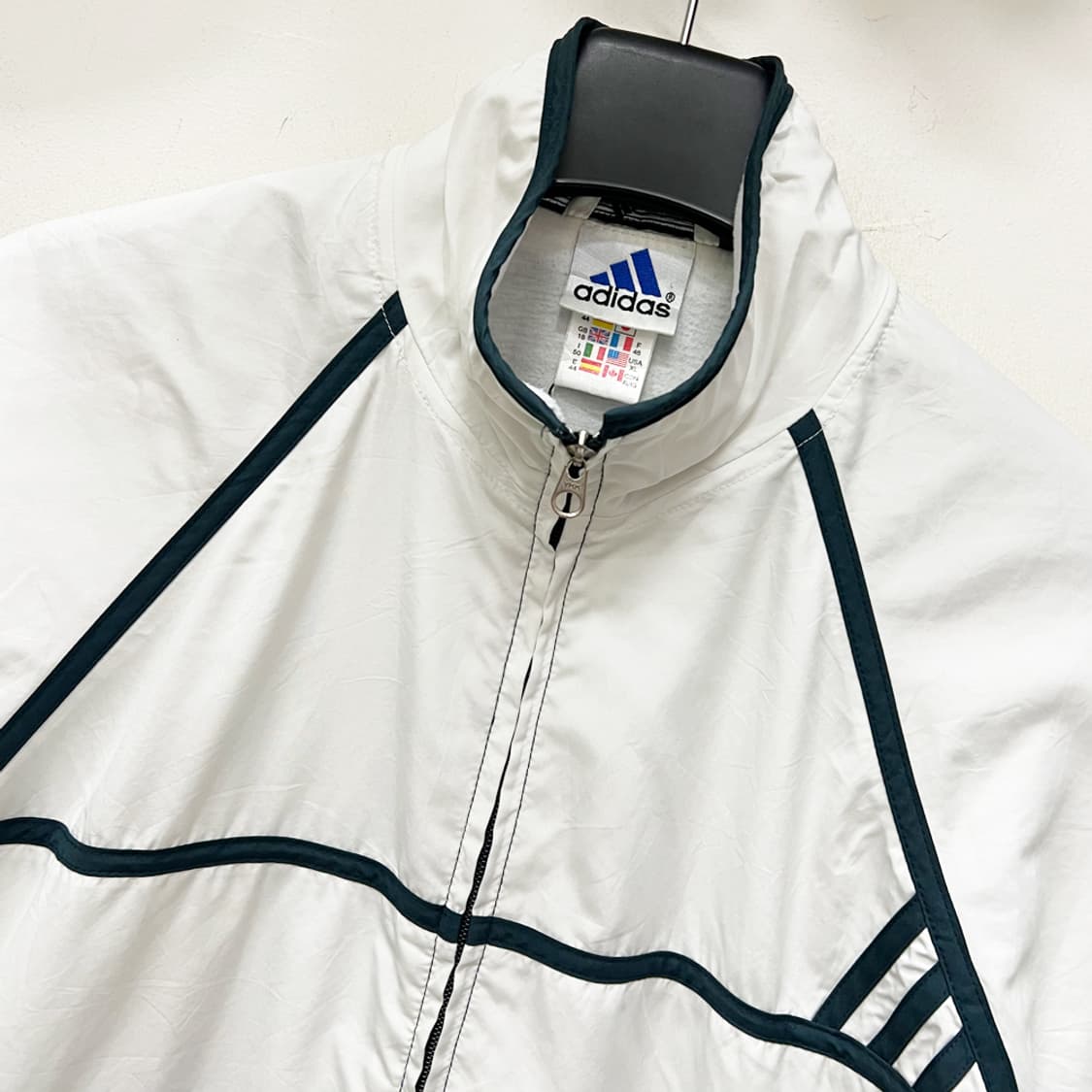 90s 아디다스 우먼스 올드스쿨 바람막이 자켓 XL 상품이미지3