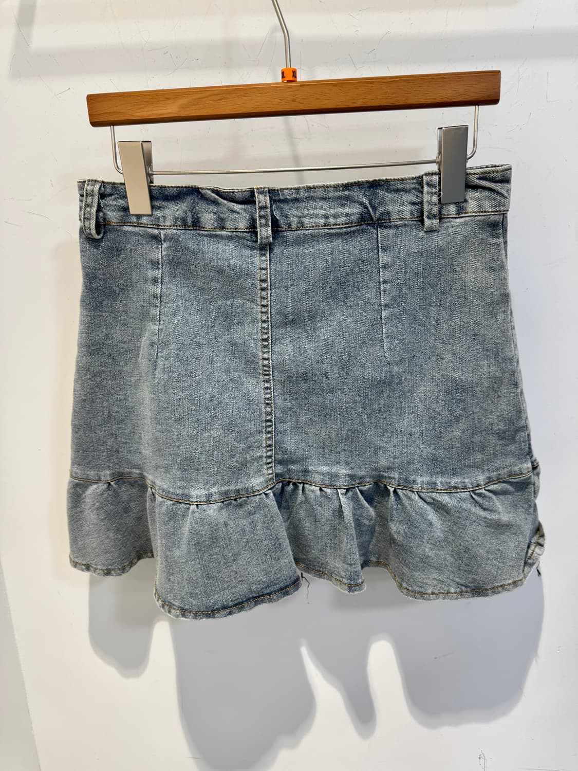 vintage skirt 프릴 청스커트 상품이미지2