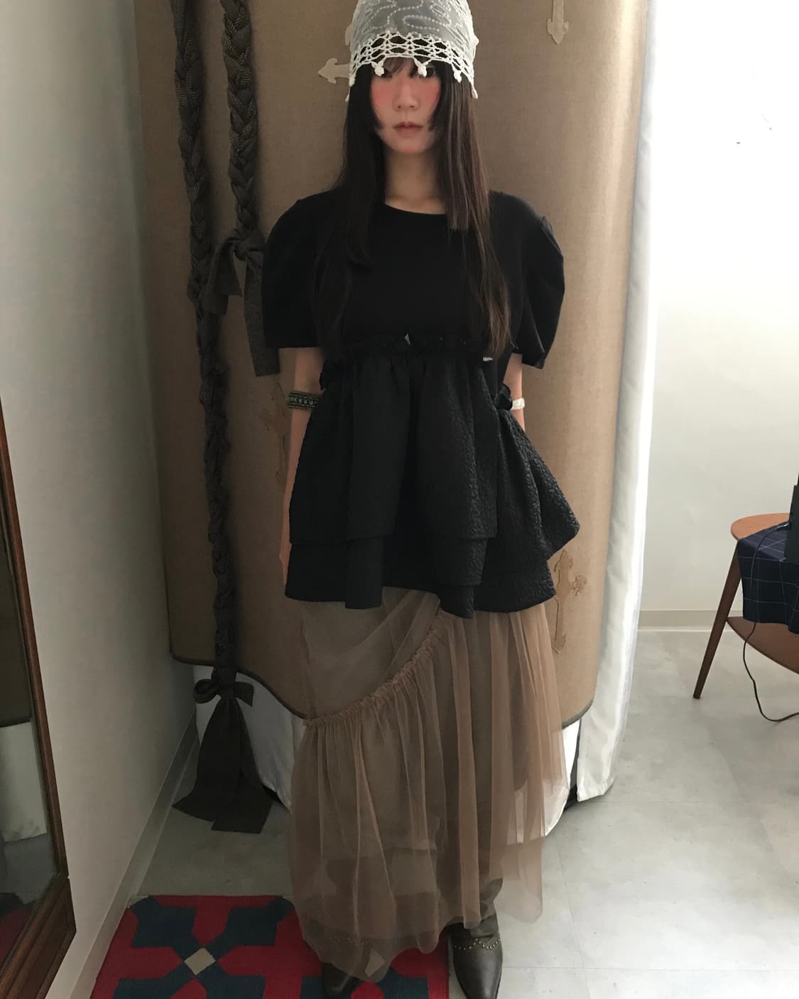 vintage sha skirt  상품이미지2