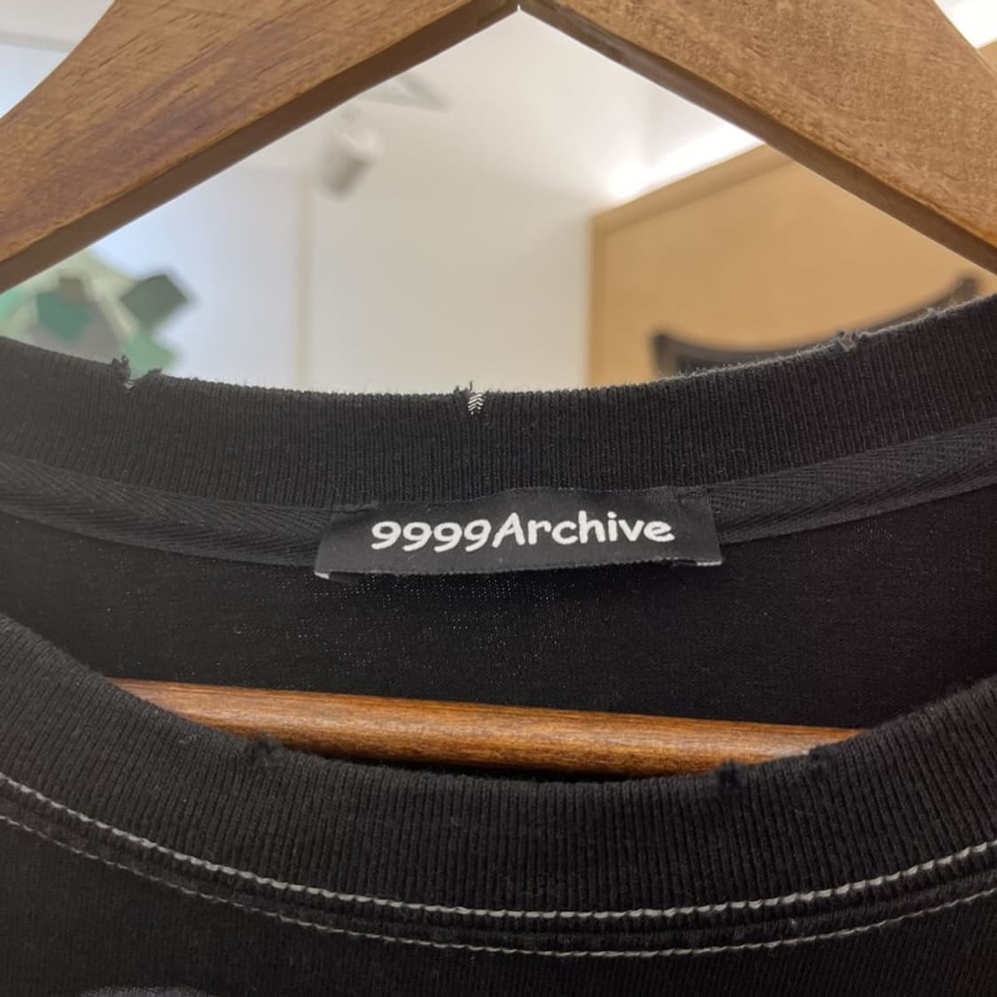 9999아카이브 스트릿 펑크 스켈레톤 레이어드 롱슬리브 2 C10914 상품이미지5