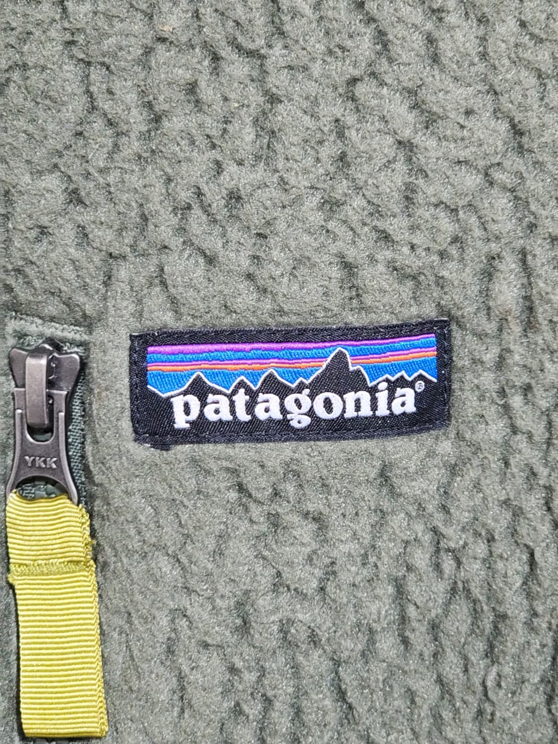(L) 파타고니아 레트로 후리스 조끼 카키 플리스 베스트  상품이미지4