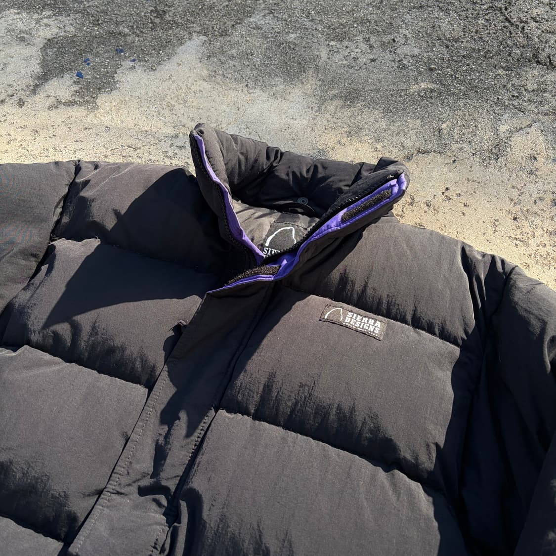 시에라 디자인 빈티지 구스다운 패딩 M 상품이미지4