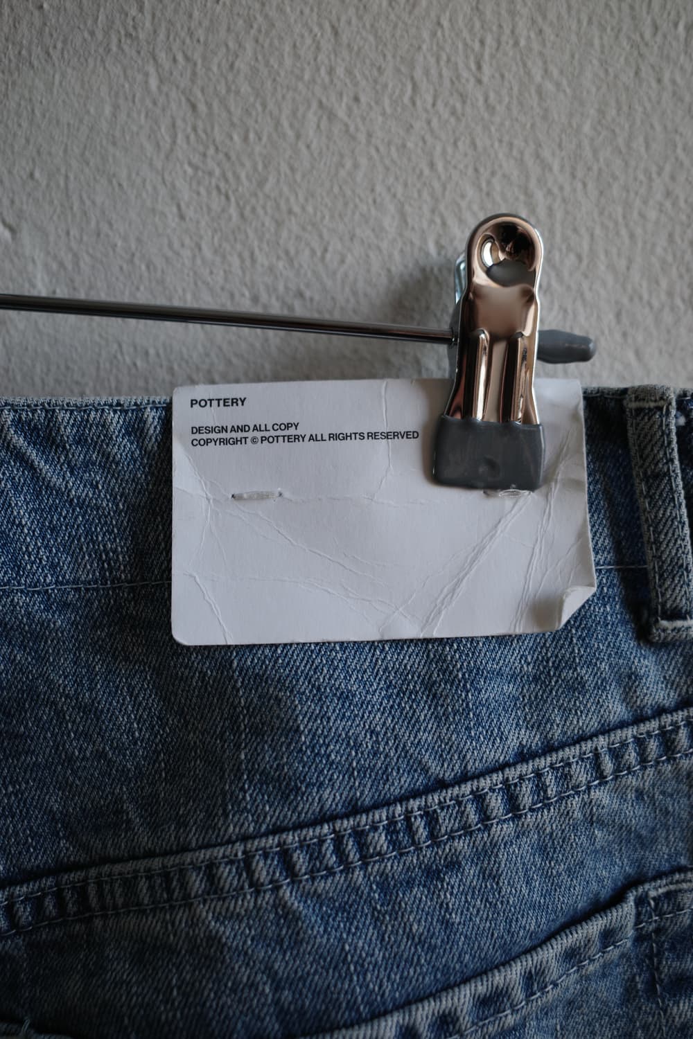 포터리 와이드 데님 팬츠 상품이미지8