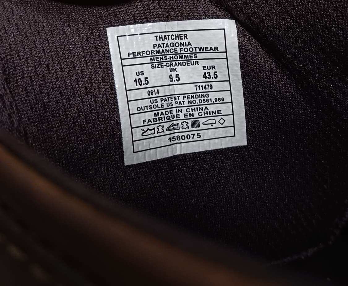 Patagonia Performance Footwear
-Thatcher 상품이미지10