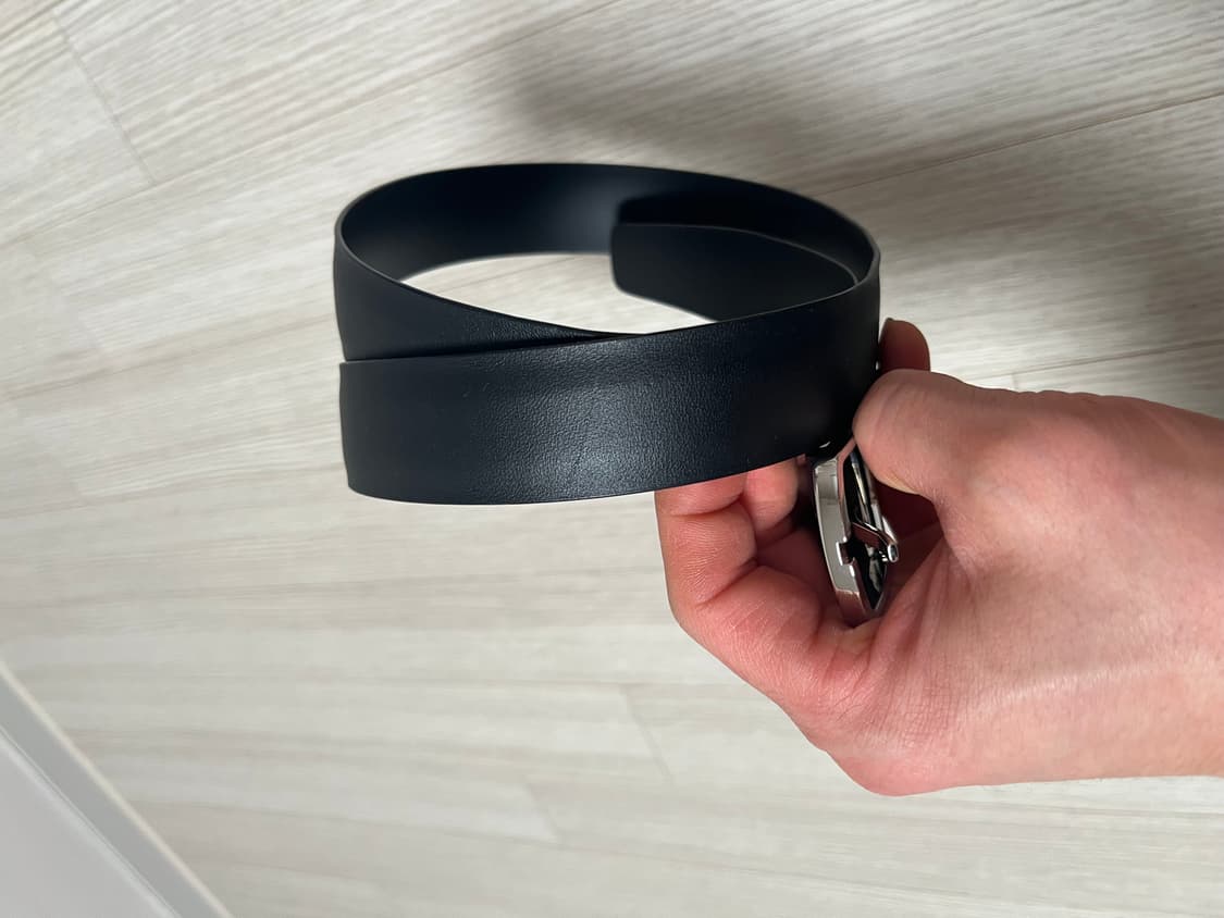 루이비통 블랙 레더 네오그램 30mm벨트 상품이미지5