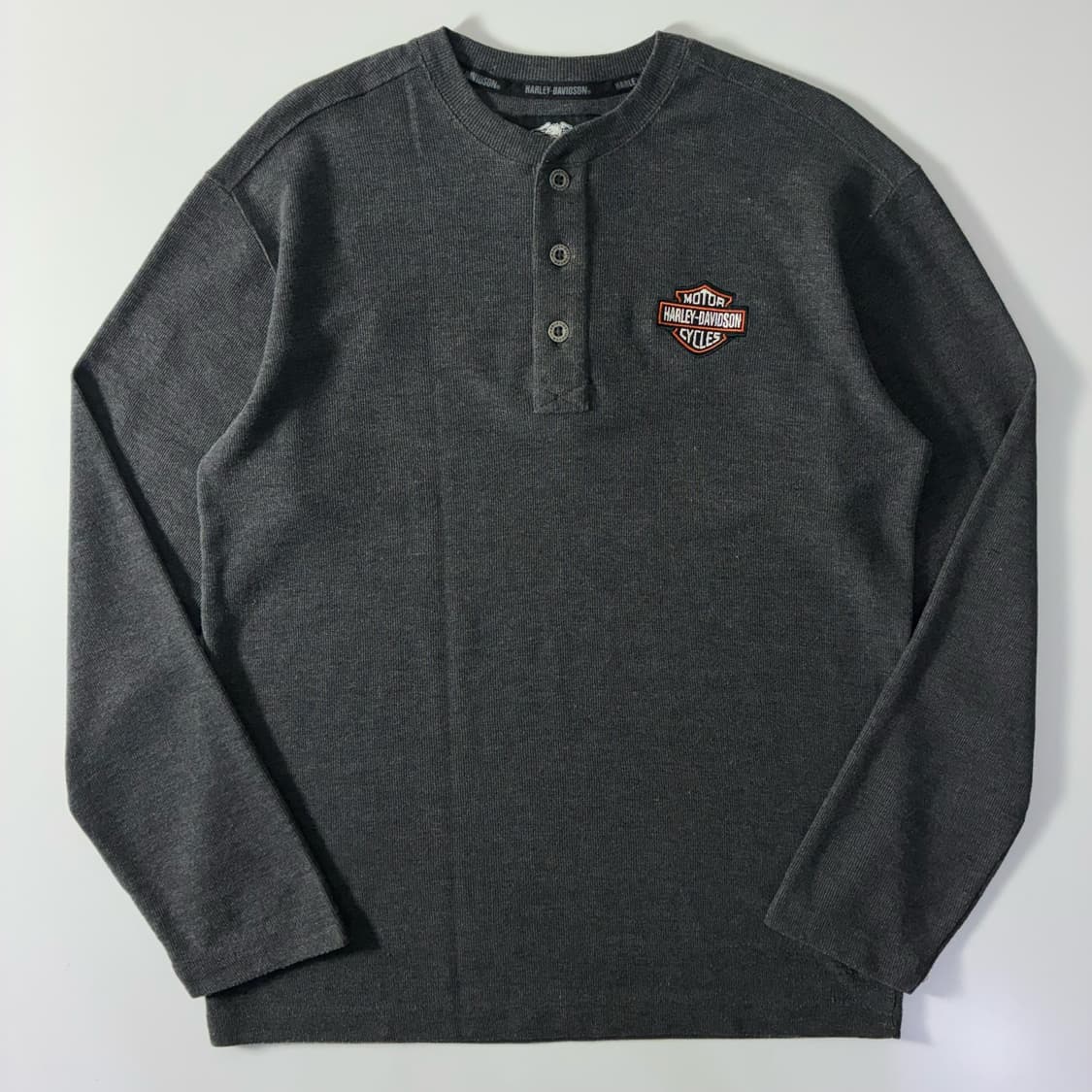 Harley-Davidson  할리 데이비슨 자수 00,s 헨리넥 니트  상품이미지1