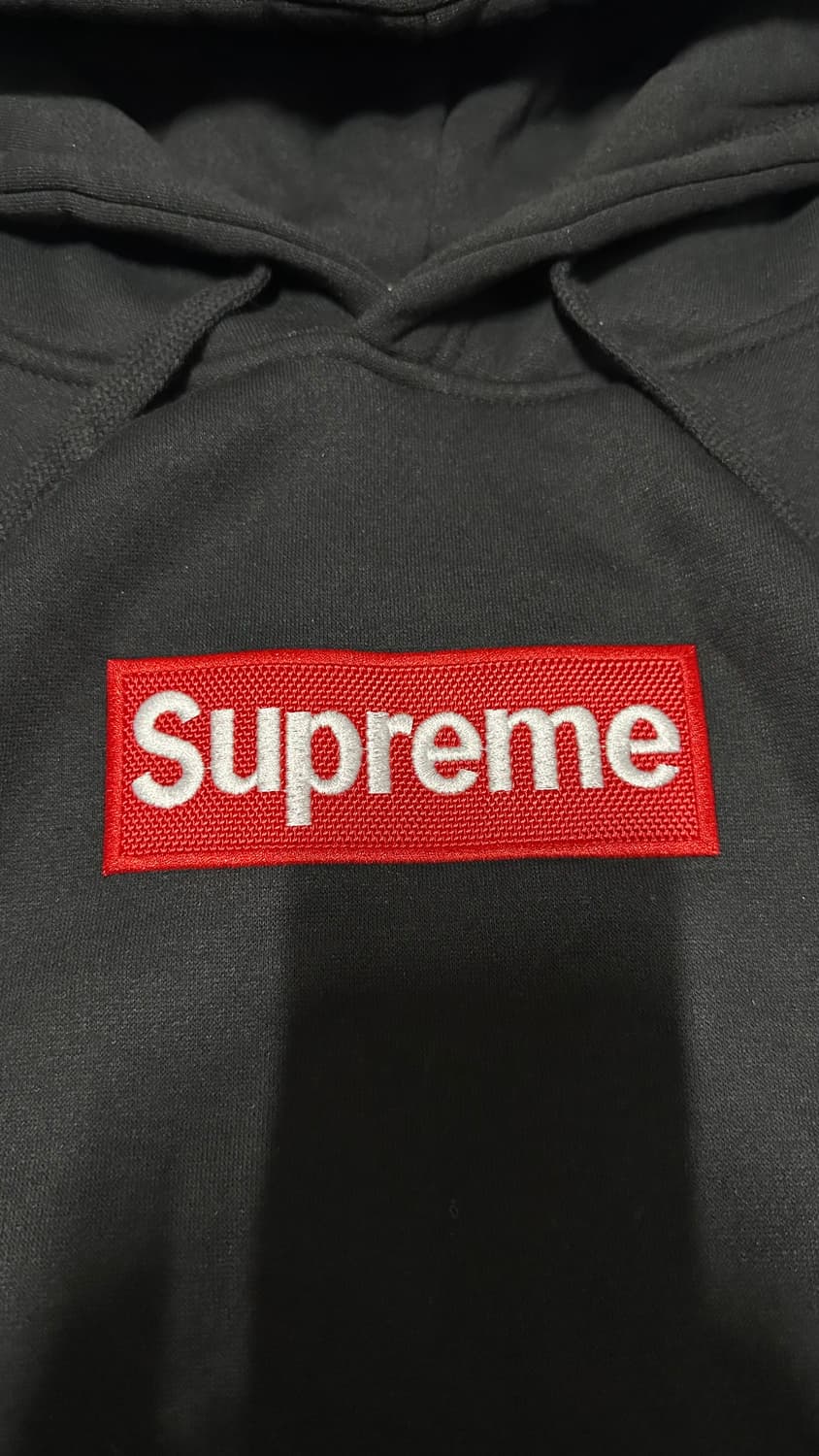 슈프림 박스 로고 후드티 블랙 색상 L사이즈입니다 상품이미지2