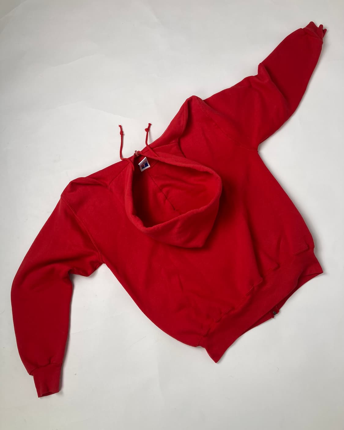 90s Russell Zip Up Hoodie (red) 상품이미지2
