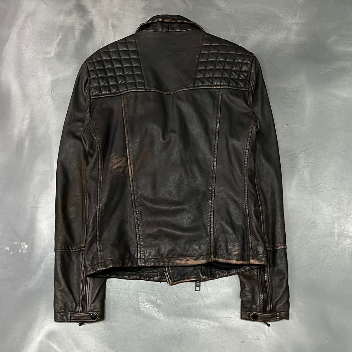  올세인츠 리얼레더 라이더 자켓 y15627 상품이미지2