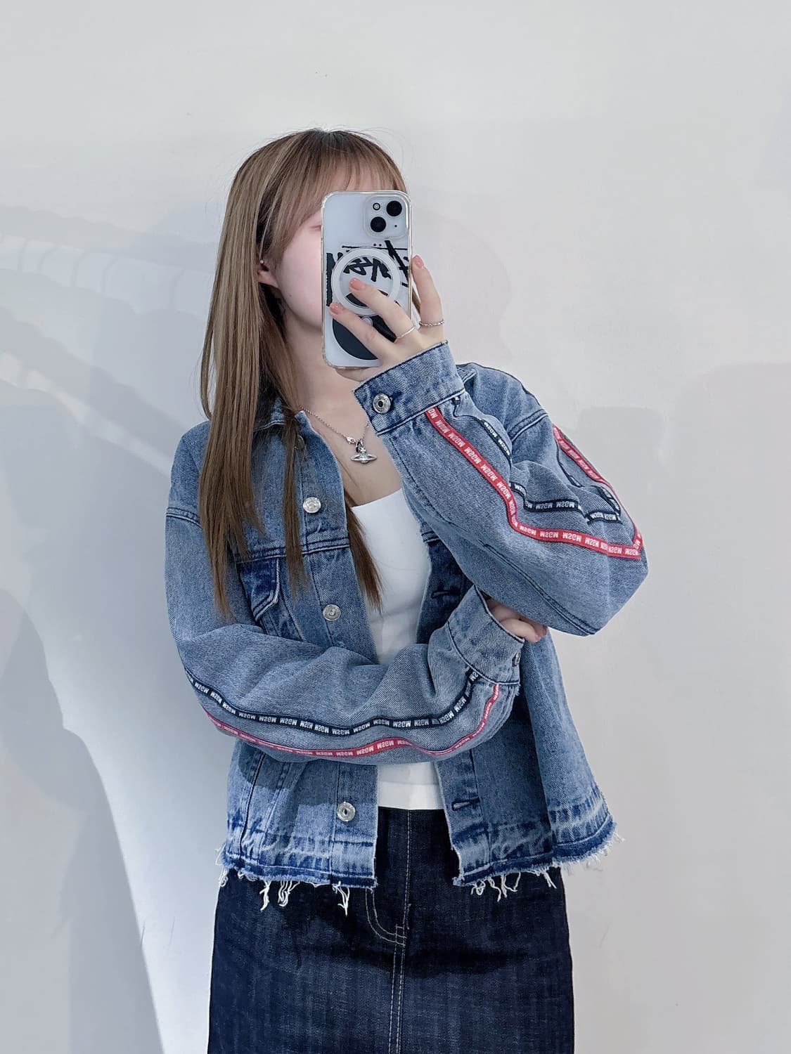 MSGM 데님 자켓 상품이미지1