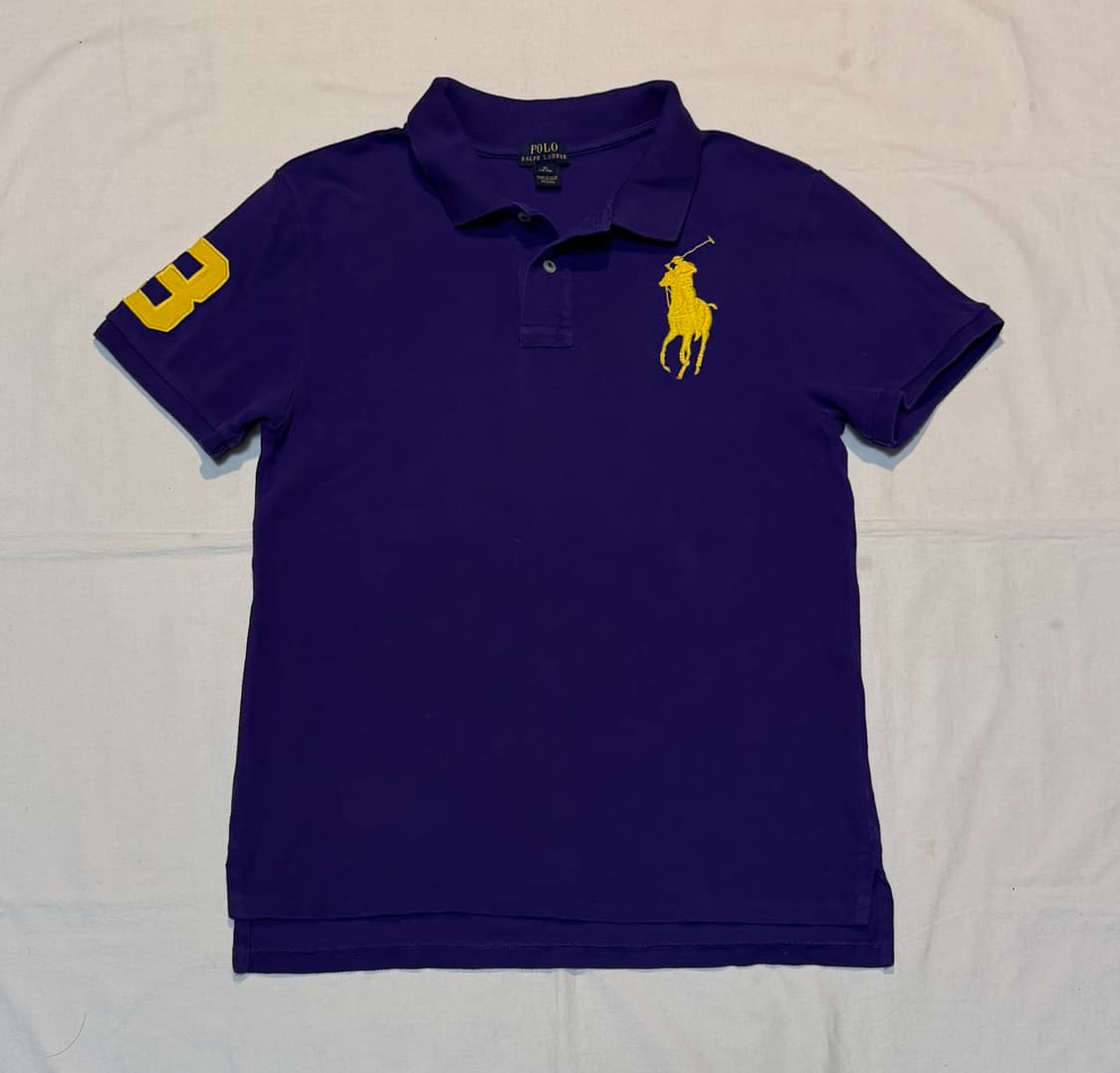 폴로 랄프로렌 빅포니 치프키프 카라티 퍼플 옐로우 상품이미지1
