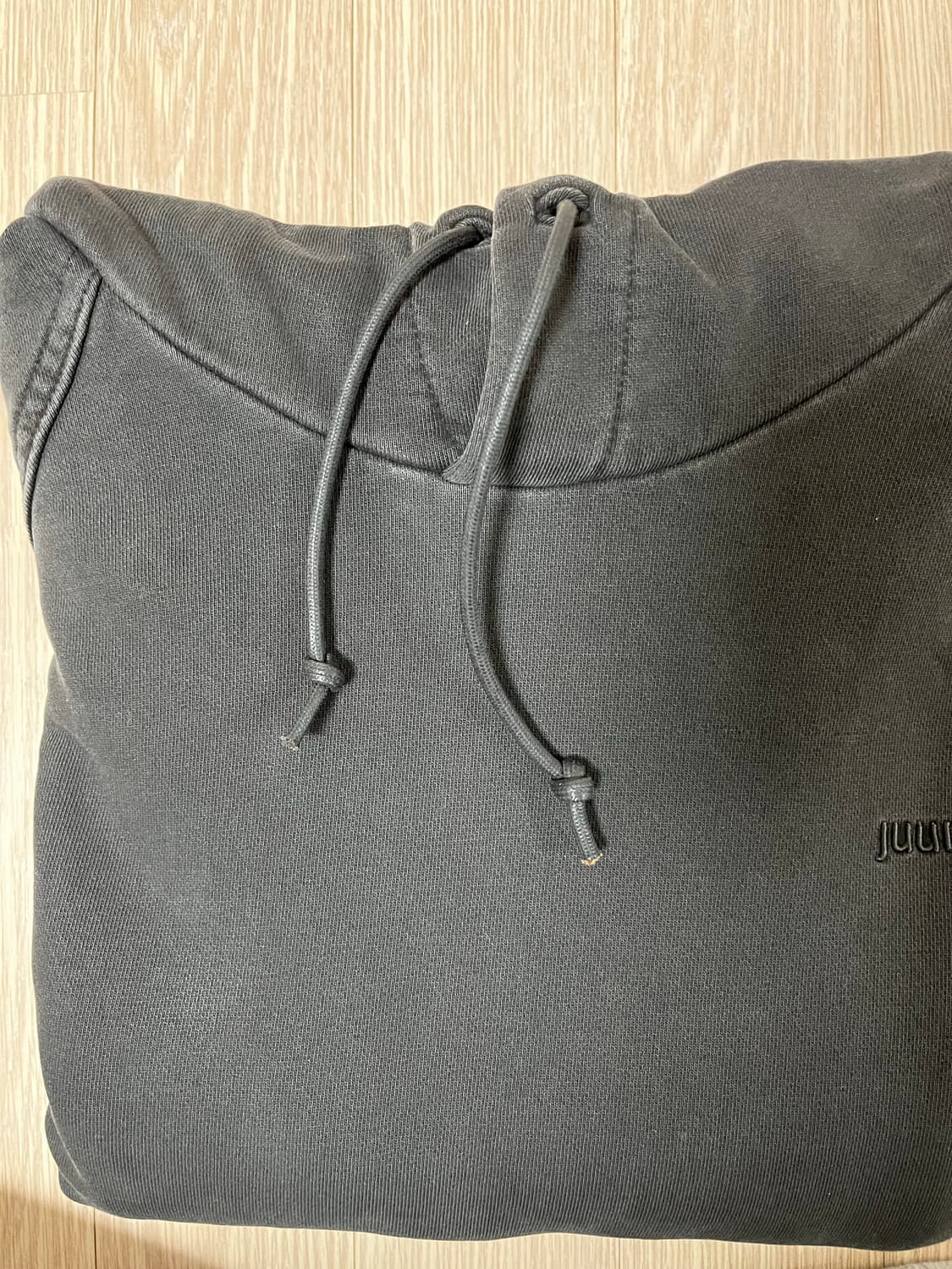 준지 23fw 코튼 스티치 가먼트다잉 후드 S 상품이미지4