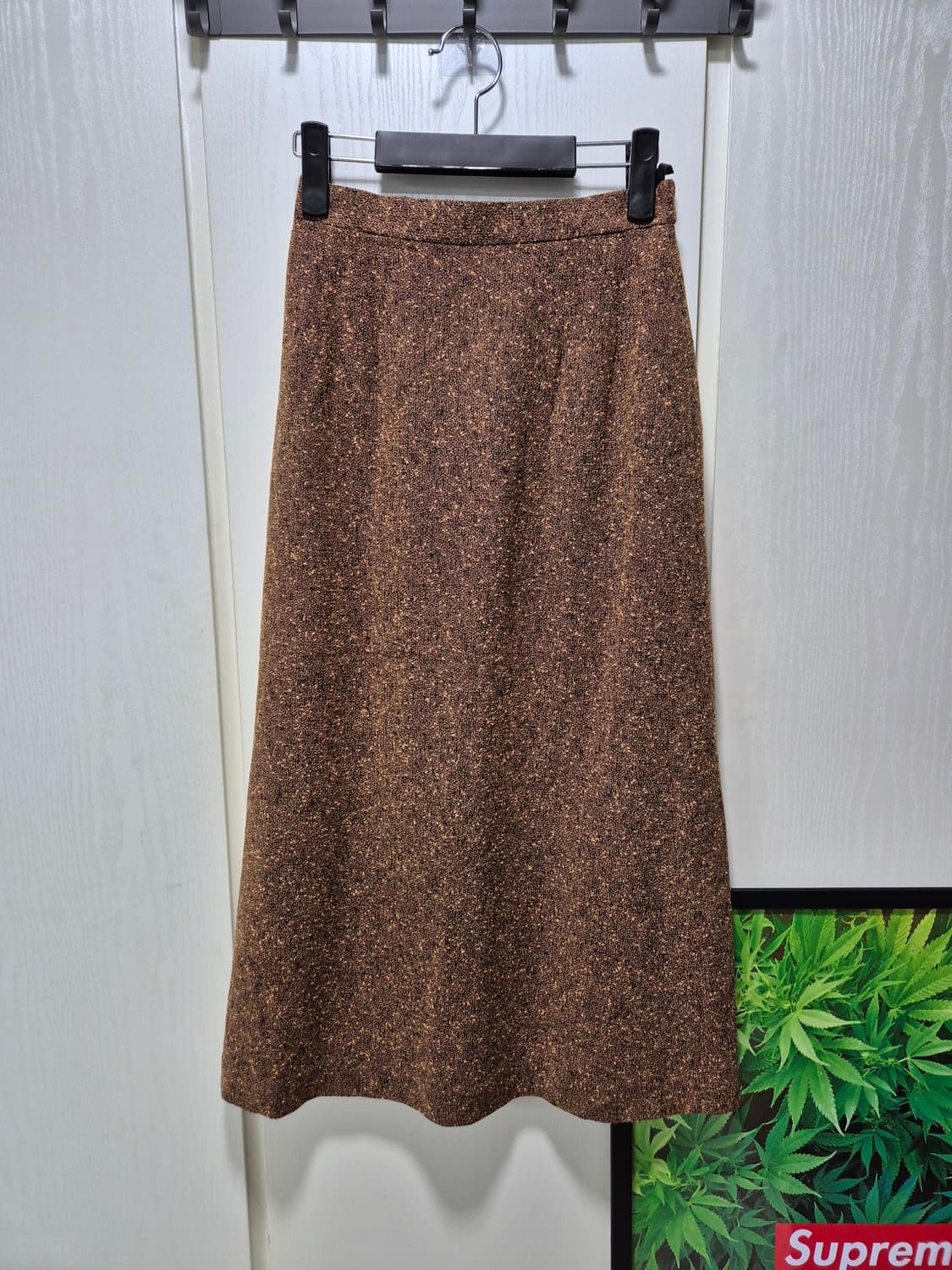 로앙드꽁뜨 브라운 트위드 정장 스커트 셋업 상품이미지8