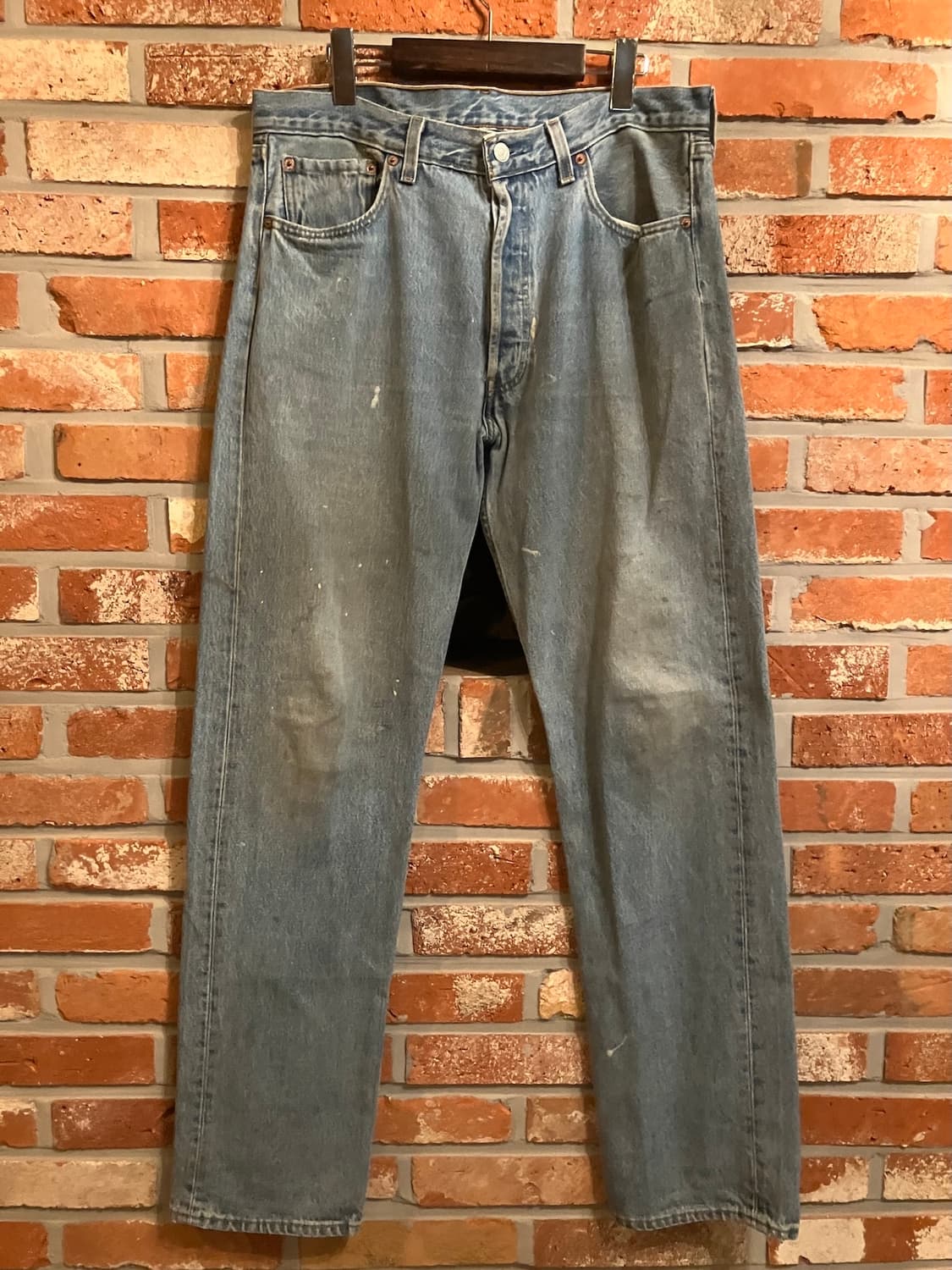 90s USA 빈티지 리바이스 501 데님 팬츠 상품이미지2